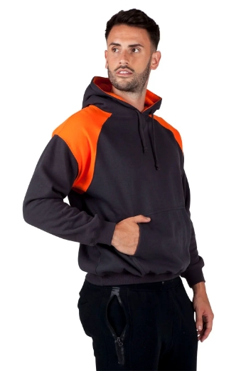 Picture of RAMO, Shoulder Contrast Panel Hoodie